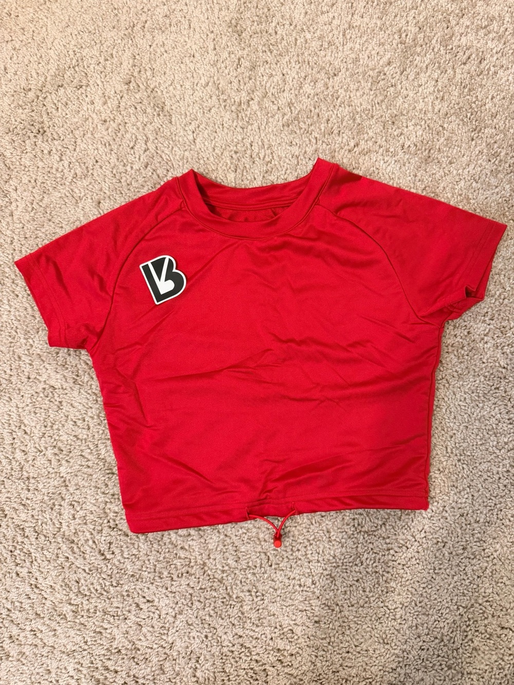 BuffBunny Red Crop Top, Small!